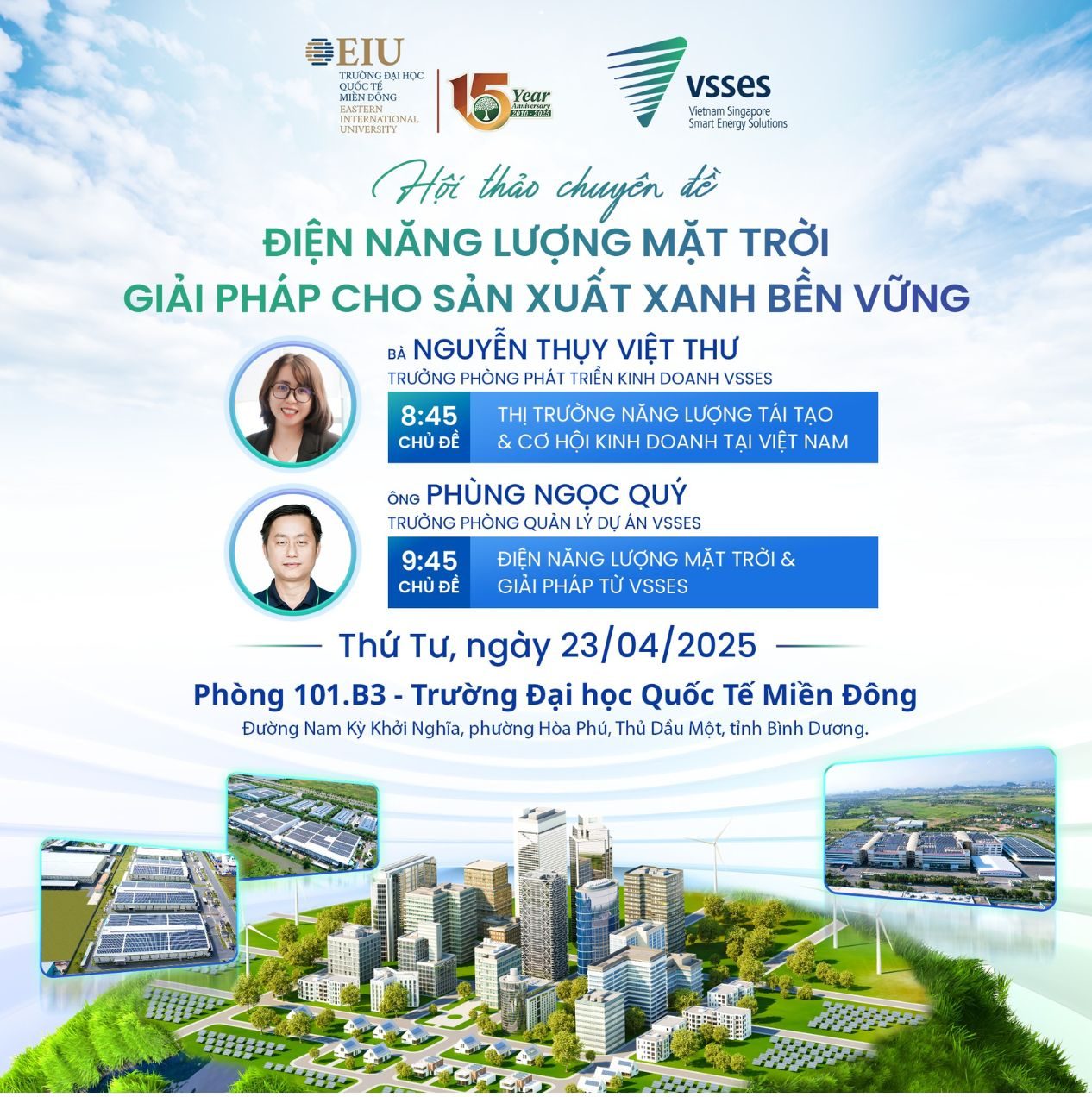 Seminar “Renewable Energy Solutions for Green & Sustainable Manufacturing”