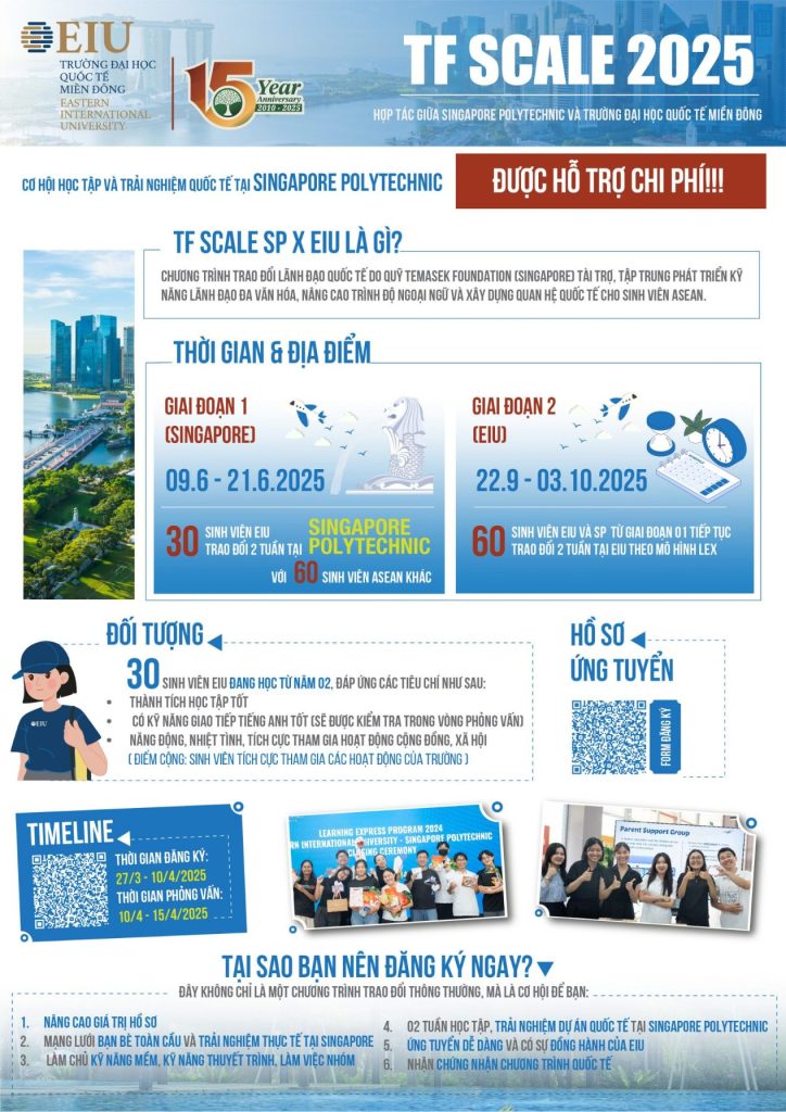 Chương trình TF SCALE SP X EIU 2025